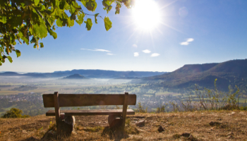 Hügelige, bewaldete Landschaft, Sankt-Margen, Schwarzwald.