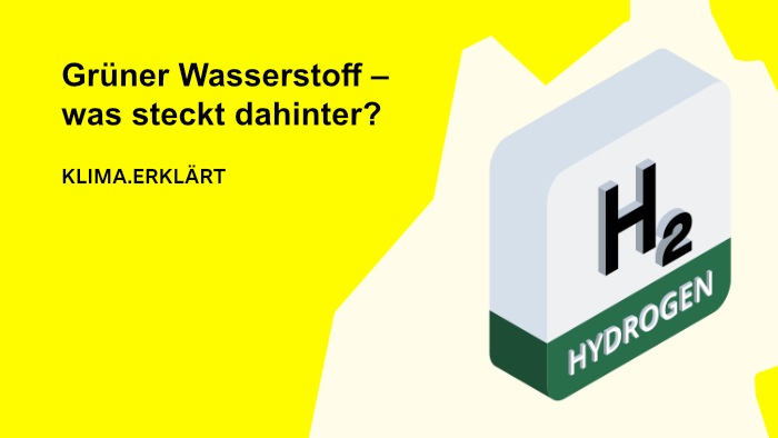 chemisches Symbol für Wasserstoff als 3D-Icon