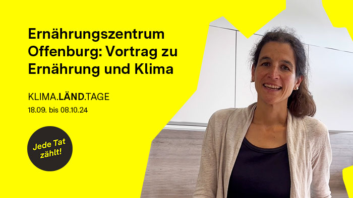 Video-Thumbnail vom Ernährungszentrum Offenburg: Vortrag zu Ernährung und Klima